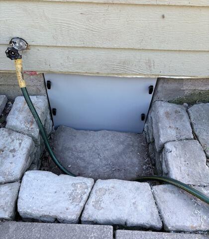 Crawl Space Access - Merlin, ON - After Photo