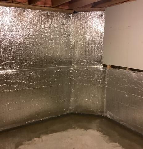 Basement Waterguard System - Camlachie, ON - After Photo