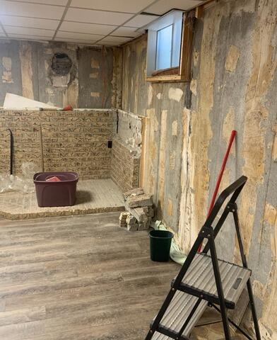 Basement Waterproofing in Goderich, ON - Before Photo