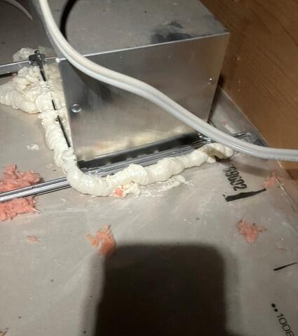 Attic Insulation upgrade in Windsor, ON - Before Photo
