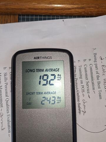 Radon Gas Mitigation in Forest, ON - Before Photo