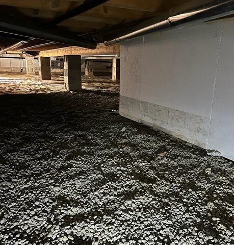 Crawl Space Update in Blenheim, ON - Before Photo