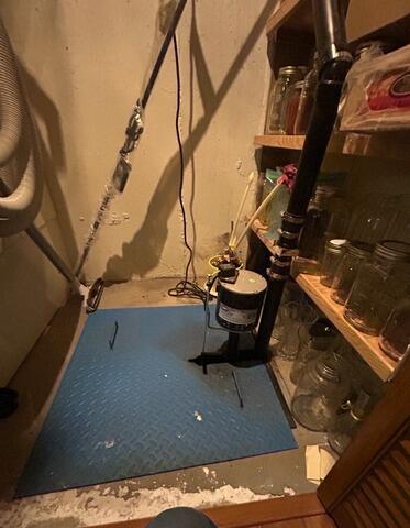 Radon Gas Mitigation in St Thomas, ON - Before Photo