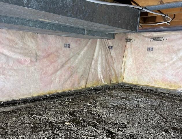 Crawl Space Repair in Chatham, ON - Before Photo