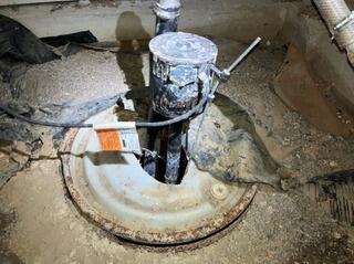 Sump Pump in the Crawl Space - Dresden, ON