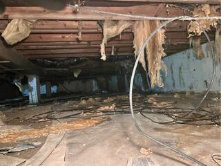 Spray Foam Insulation added to a Crawl Space -  Mooretown, ON