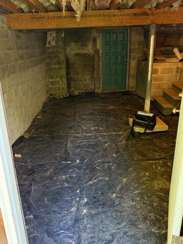 New Slab with WaterGuard in East Haddam, CT - Before Photo