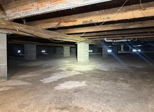 Concrete Crawl Space in Larose, LA - Before Photo