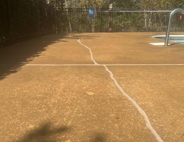 Patio Cracks in Hattiesburg, MS - After Photo