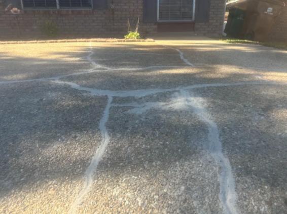Cracked Up Driveway in Waynesboro, MS