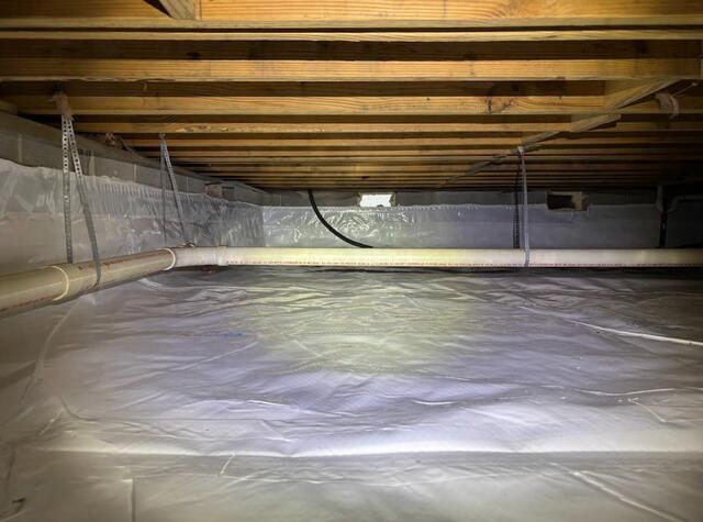 Cleaning and Protecting Madison, MS Crawl Space - Before Photo