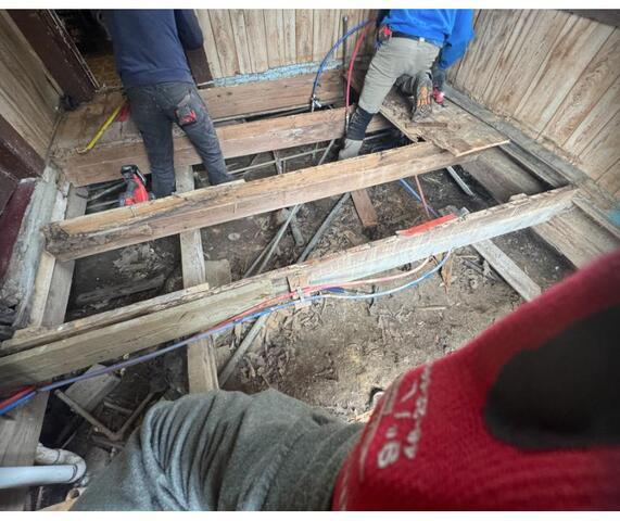 Subfloor Replacement in McComb, MS - Before Photo