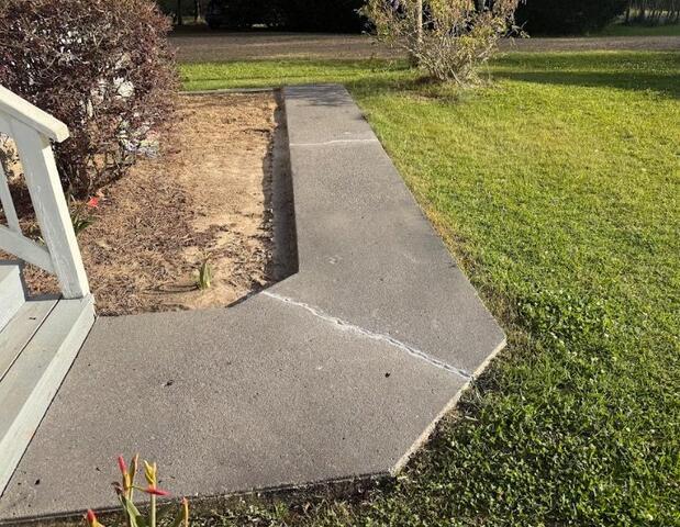 Cracking Concrete Walkway in Bogue Chitto, MS - After Photo