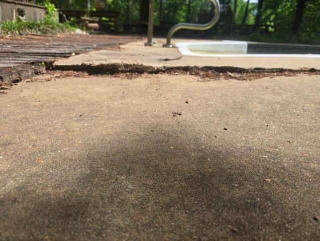 Patio Tripping Hazard in Pinola, MS