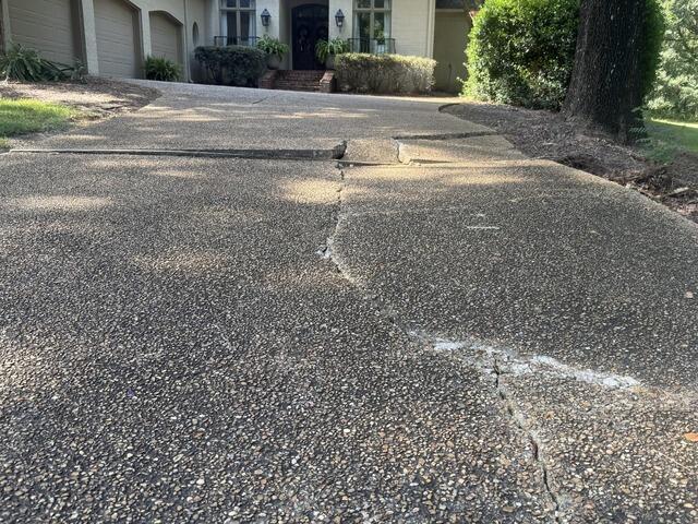 Concrete Damage Repair in Madison, MS - Before Photo