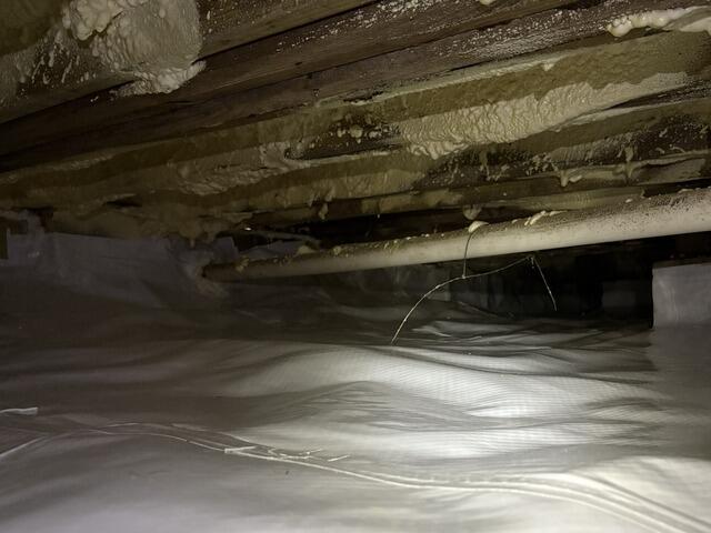 Crawl space encapsulation in Baton Rouge, LA - After Photo