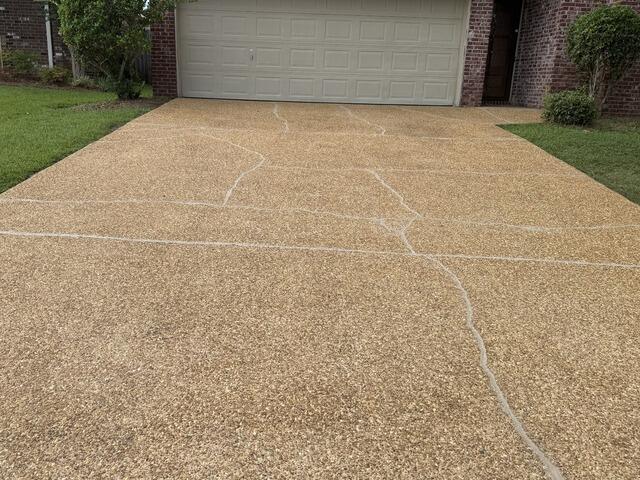 Cracked Driveway in Brandon, MS