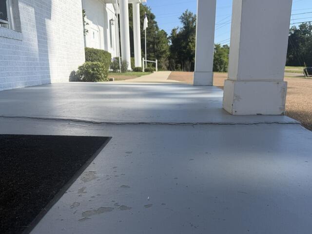 Church Concrete Repair in Natchez, MS
