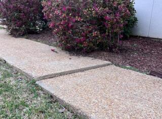 Leveling Sidewalks in Jackson, MS