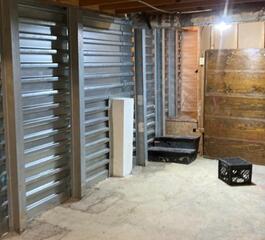 Securing a Basement Wall in Clinton, MS