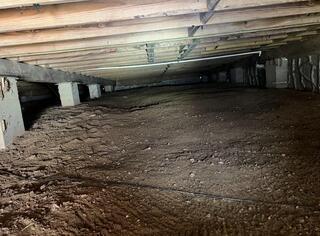Crawl Space Upgrade in Lumberton, MS