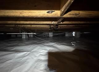 Messy Crawl Space in Mandeville, LA