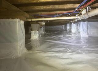 Moisture Under Mendenhall Home
