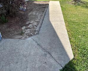 Cracking Concrete Walkway in Bogue Chitto, MS