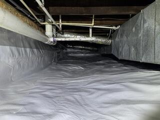 Damp Crawl Space in Clinton, LA