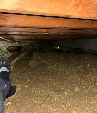 Edina, MN Crawlspace Encapsulation - Before Photo