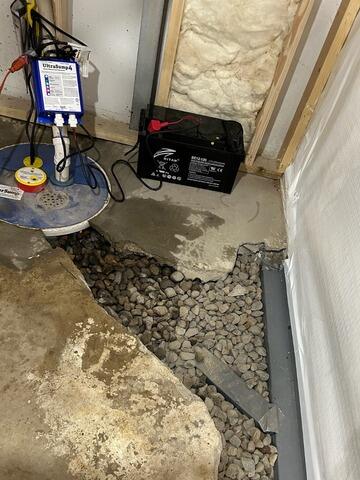 Currie, MN Customer is Happy With Her Dry Basement - Before Photo