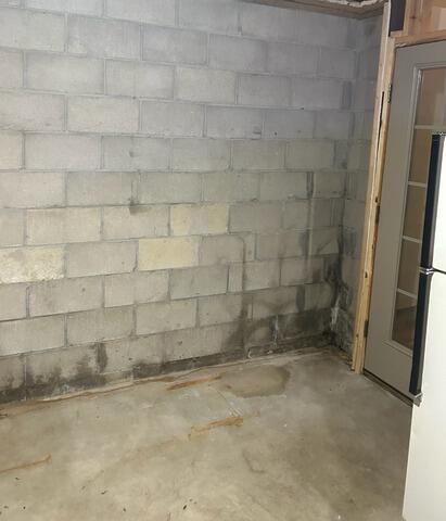 Albany, MN Basement Improved - Before Photo