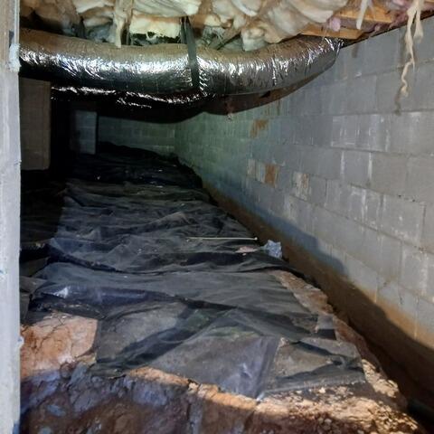 Crawl Space Repair in Pembroke, KY - Before Photo