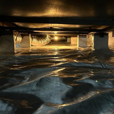 Crawl Space Encapsulation in Hopkinsville, KY - After Photo