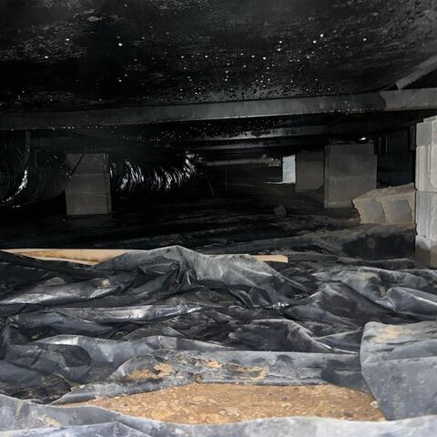Crawl Space Encapsulation in Hopkinsville, KY - Before Photo
