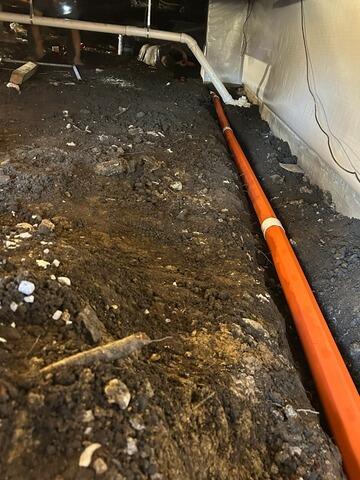 Crawl Space Drainage System in Nashville, TN