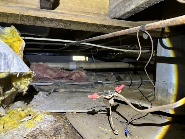 Crawl Space Repair in Elkton, KY - Before Photo