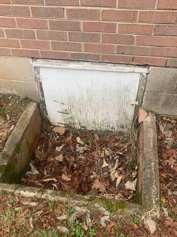 Crawl Space Door Installation in Clarksville, TN - Before Photo