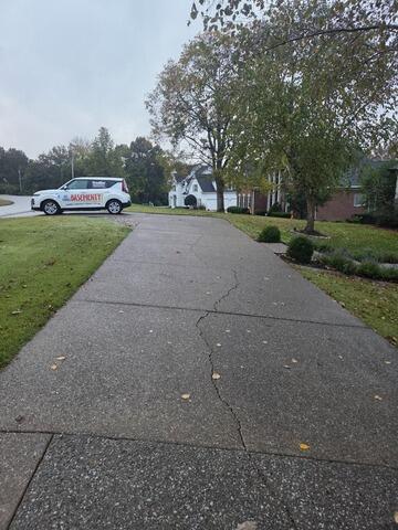 Concrete Repair in Franklin, TN - Before Photo