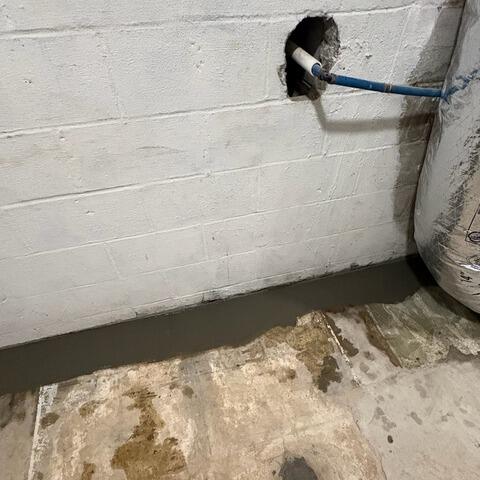 Basement Waterproofing in Hendersonville, TN - After Photo
