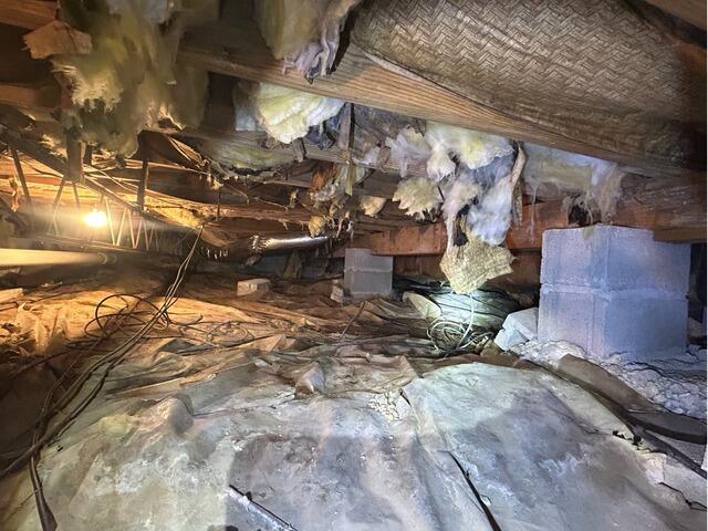 Crawl Space Repair in Coopertown, TN - Before Photo
