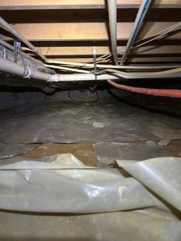 Crawl Space Encapsulation in Boaz, AL - Before Photo