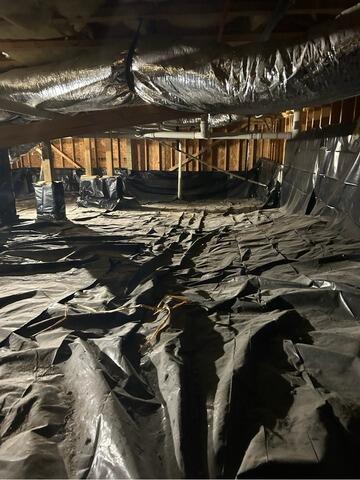 Crawl Space Repair - Before Photo