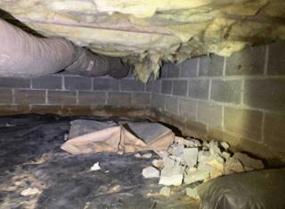 Unhealthy to Healthy Crawl Space in Bowling Green, KY