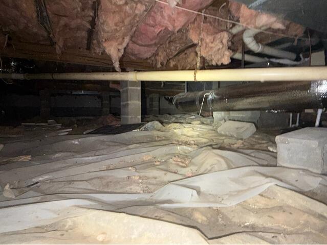 Clean & Insulated Crawl Space in Southampton, New York