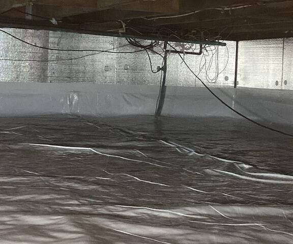 Crawlspace Encapsulation & Moisture Control in Amityville, NY - After Photo