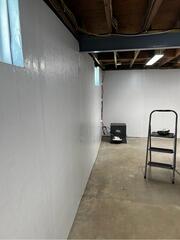 Insulated, Energy Efficient Basement in Islandia, New York
