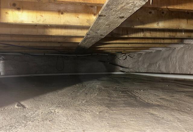 Crawlspace Condition on Salt Spring Island - After Photo