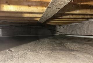Crawlspace Condition on Salt Spring Island