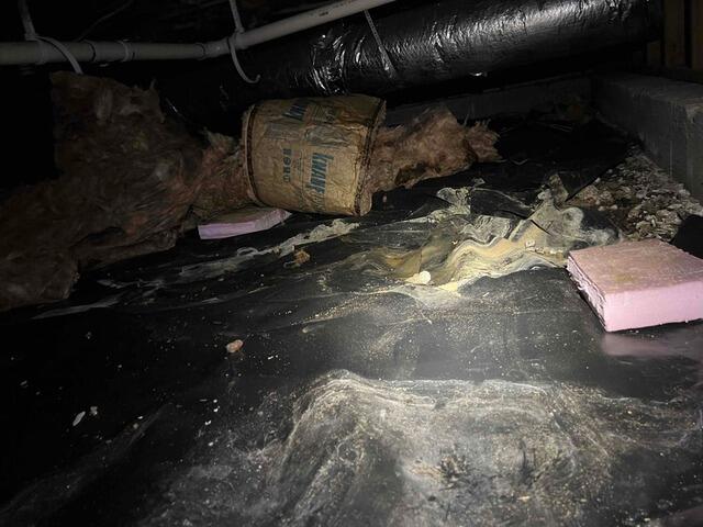 Water Issues in Crawl Space - Waldport, OR - Before Photo